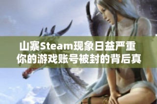 山寨Steam现象日益严重 你的游戏账号被封的背后真相揭晓