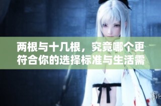 两根与十几根，究竟哪个更符合你的选择标准与生活需求呢