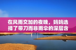 在风雨交加的夜晚，妈妈选择了带刀而非雨伞的深层含义解析