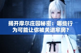 揭开摩尔庄园秘密：哪些行为可能让你被关进牢房？