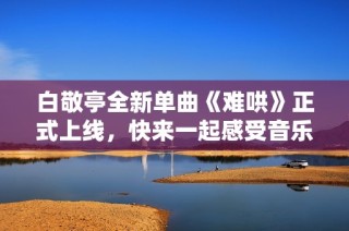 白敬亭全新单曲《难哄》正式上线，快来一起感受音乐魅力吧