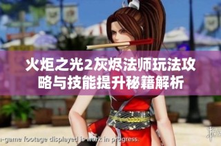 火炬之光2灰烬法师玩法攻略与技能提升秘籍解析