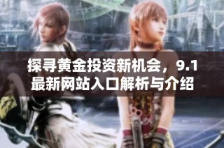 探寻黄金投资新机会，9.1最新网站入口解析与介绍