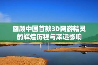 回顾中国首款3D网游精灵的辉煌历程与深远影响