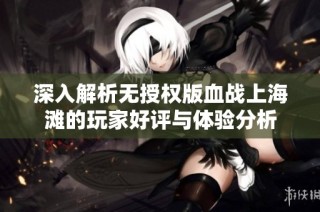 深入解析无授权版血战上海滩的玩家好评与体验分析
