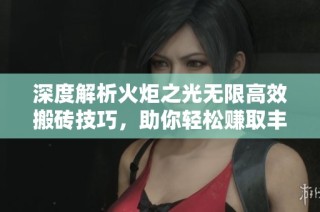 深度解析火炬之光无限高效搬砖技巧，助你轻松赚取丰厚资源
