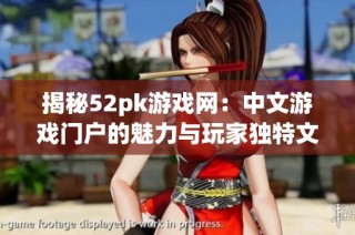揭秘52pk游戏网：中文游戏门户的魅力与玩家独特文化探讨