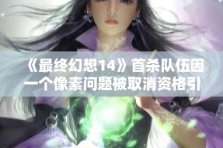 《最终幻想14》首杀队伍因一个像素问题被取消资格引发热议