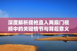 深度解析提枪直入两扇门视频中的关键情节与背后意义