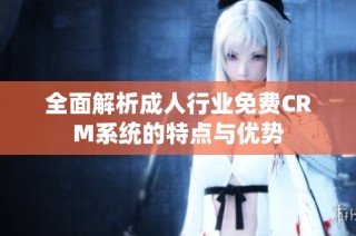 全面解析成人行业免费CRM系统的特点与优势