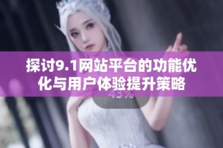 探讨9.1网站平台的功能优化与用户体验提升策略