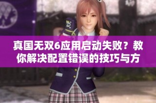 真国无双6应用启动失败？教你解决配置错误的技巧与方案
