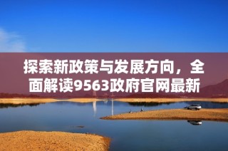 探索新政策与发展方向，全面解读9563政府官网最新动态