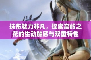 抹布魅力非凡，探索高岭之花的生动触感与双重特性