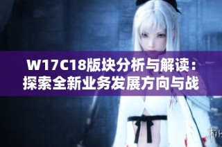 W17C18版块分析与解读：探索全新业务发展方向与战略