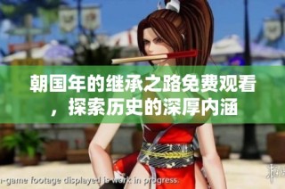 朝国年的继承之路免费观看，探索历史的深厚内涵