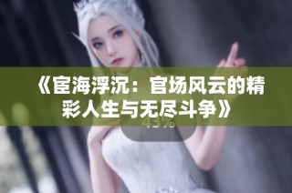 《宦海浮沉：官场风云的精彩人生与无尽斗争》