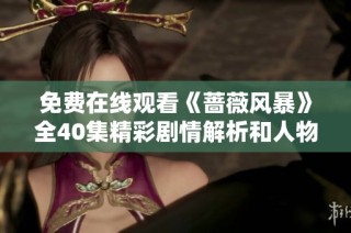 免费在线观看《蔷薇风暴》全40集精彩剧情解析和人物剖析