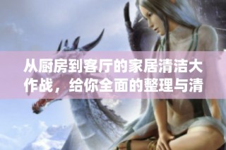 从厨房到客厅的家居清洁大作战，给你全面的整理与清扫技巧(1)
