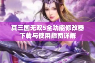真三国无双5全功能修改器下载与使用指南详解
