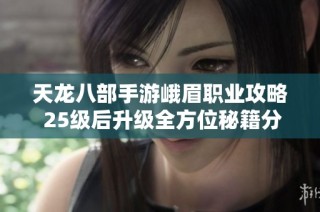 天龙八部手游峨眉职业攻略 25级后升级全方位秘籍分享