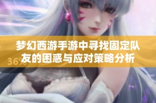 梦幻西游手游中寻找固定队友的困惑与应对策略分析
