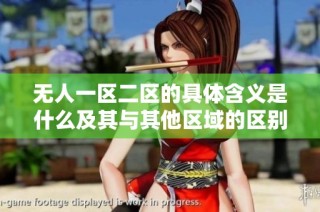 无人一区二区的具体含义是什么及其与其他区域的区别解析