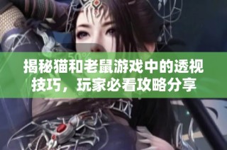 揭秘猫和老鼠游戏中的透视技巧，玩家必看攻略分享