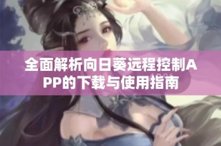 全面解析向日葵远程控制APP的下载与使用指南