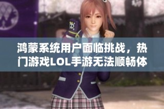 鸿蒙系统用户面临挑战，热门游戏LOL手游无法顺畅体验的困扰解析