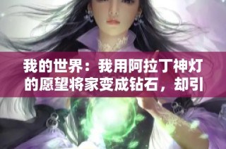 我的世界：我用阿拉丁神灯的愿望将家变成钻石，却引发了一连串意想不到的麻烦