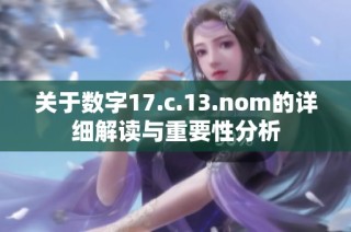 关于数字17.c.13.nom的详细解读与重要性分析