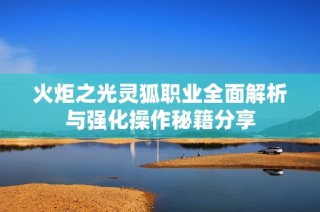 火炬之光灵狐职业全面解析与强化操作秘籍分享