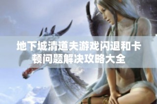 地下城清道夫游戏闪退和卡顿问题解决攻略大全