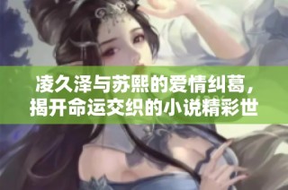 凌久泽与苏熙的爱情纠葛，揭开命运交织的小说精彩世界