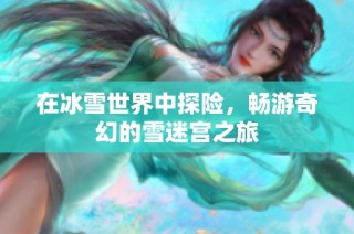 在冰雪世界中探险，畅游奇幻的雪迷宫之旅