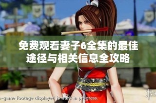 免费观看妻子6全集的最佳途径与相关信息全攻略