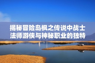 揭秘冒险岛枫之传说中战士法师游侠与神秘职业的独特魅力与特点
