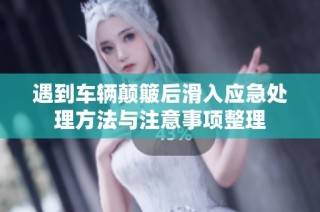 遇到车辆颠簸后滑入应急处理方法与注意事项整理
