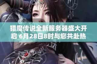 猎魔传说全新服务器盛大开启 6月28日8时与您共赴热血征程