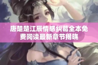 唐楚楚江辰情感纠葛全本免费阅读最新章节揭晓