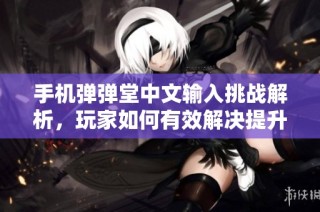手机弹弹堂中文输入挑战解析，玩家如何有效解决提升游戏体验