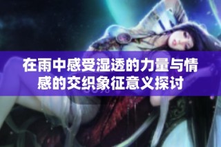 在雨中感受湿透的力量与情感的交织象征意义探讨