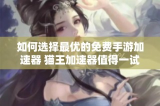 如何选择最优的免费手游加速器 猫王加速器值得一试的原因解析