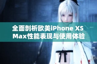 全面剖析欧美iPhone XS Max性能表现与使用体验