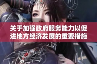 关于加强政府服务能力以促进地方经济发展的重要措施解析
