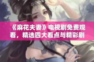 《麻花夫妻》电视剧免费观看，精选四大看点与精彩剧情解析