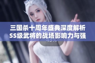 三国杀十周年盛典深度解析SS级武将的战场影响力与强度评估