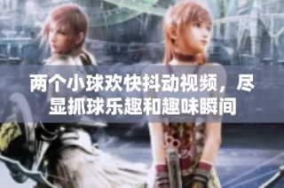 两个小球欢快抖动视频，尽显抓球乐趣和趣味瞬间