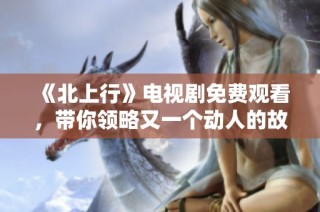 《北上行》电视剧免费观看，带你领略又一个动人的故事旅程